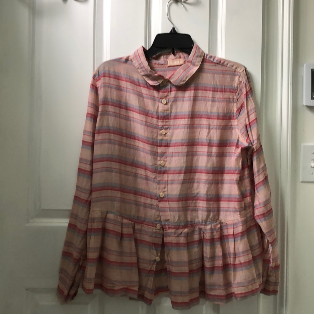 CP Shades Long sleeve silk blouse